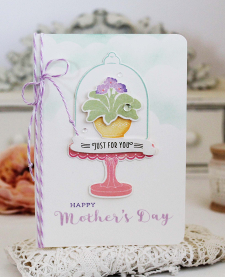 Happy Mothers Day card by Melissa Phillips for Scrapbook & Cards Today