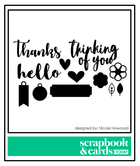 World Card Making Day free cut file for Scrapbook & Cards Today