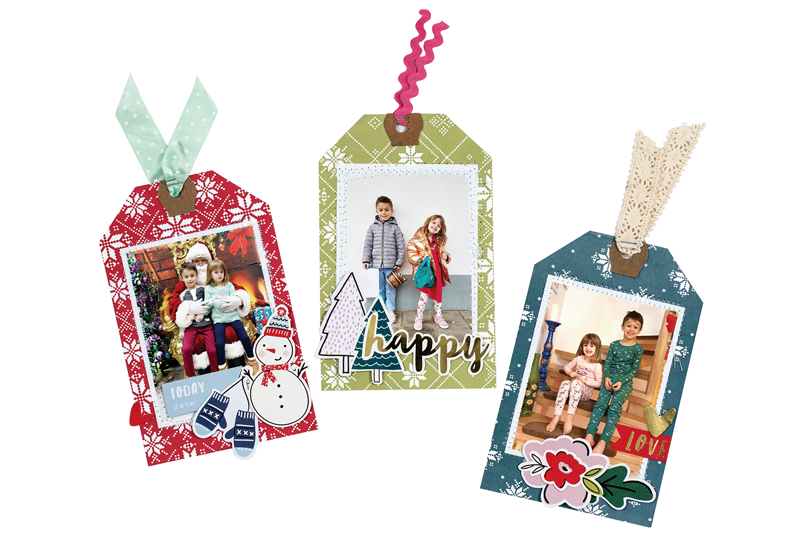 Paige Evans Holiday Tags for Scrapbook & Cards Today