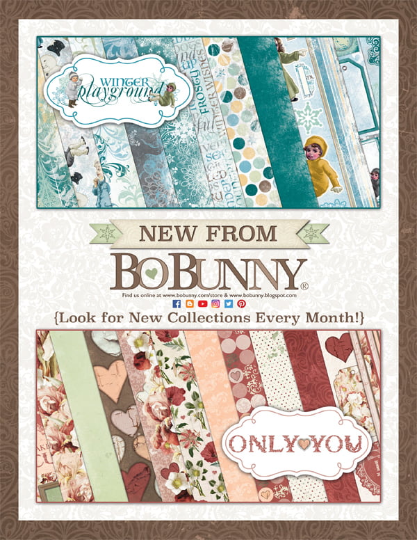 BoBunny Ad for Scrapbook & Cards Today Winter 2017 issue