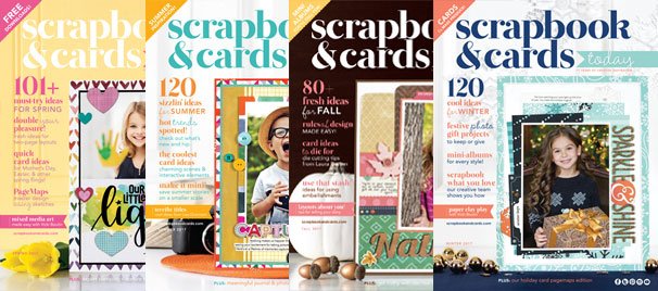 2017 Covers of Scrapbook & Cards Today magazine