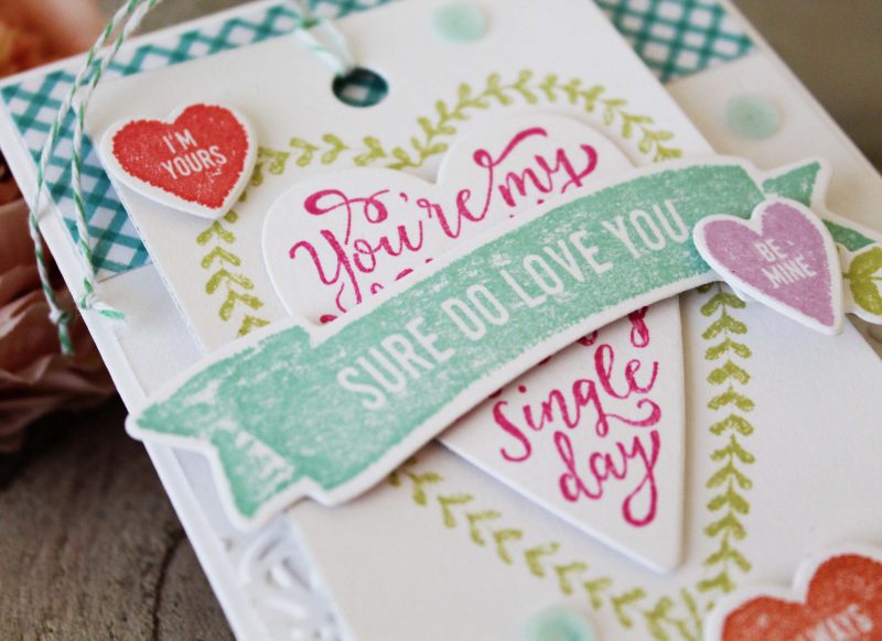 Love Themed card by Melissa Phillips for Scrapbook & Cards Today magazine