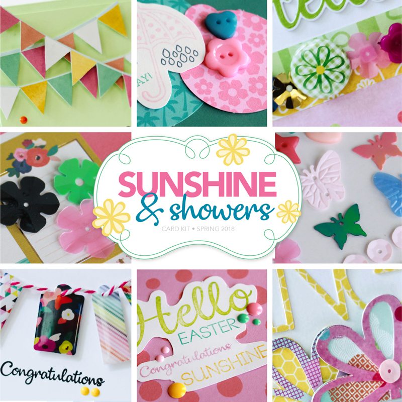 Sunshine and Showers Card Kit by Scrapbook & Cards Today