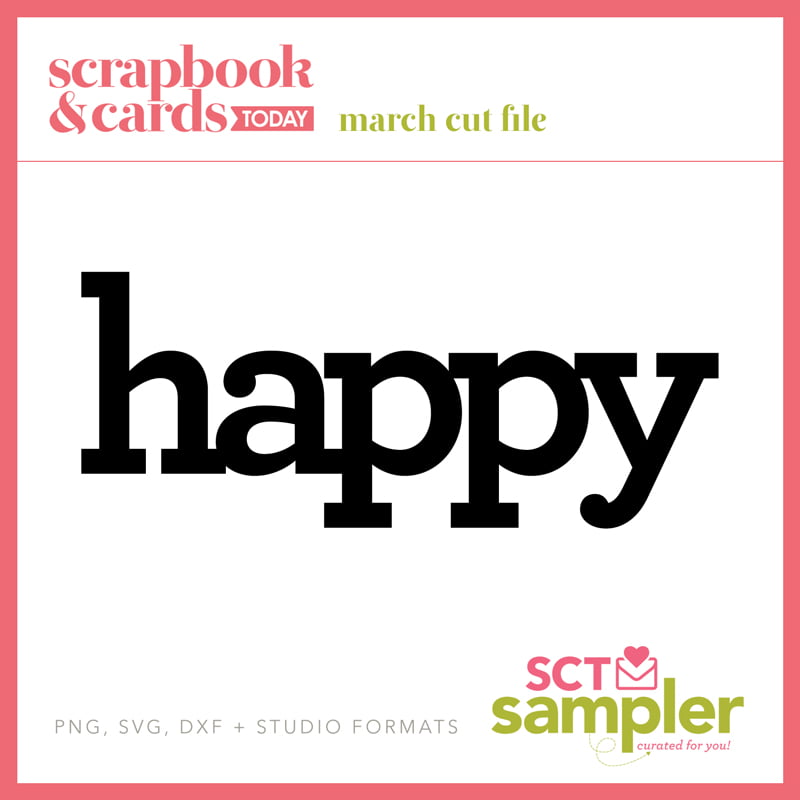 SCT Sampler - March 2018 Cut File