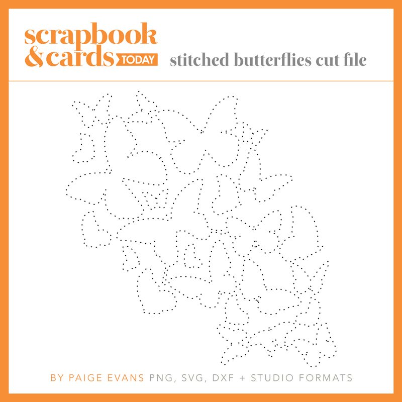 SCT Summer 2018 - Butterfly Stitching Cut File by Paige Evans