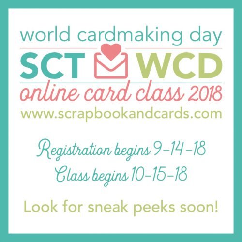 SCT World Cardmaking Day 2018 Online Class