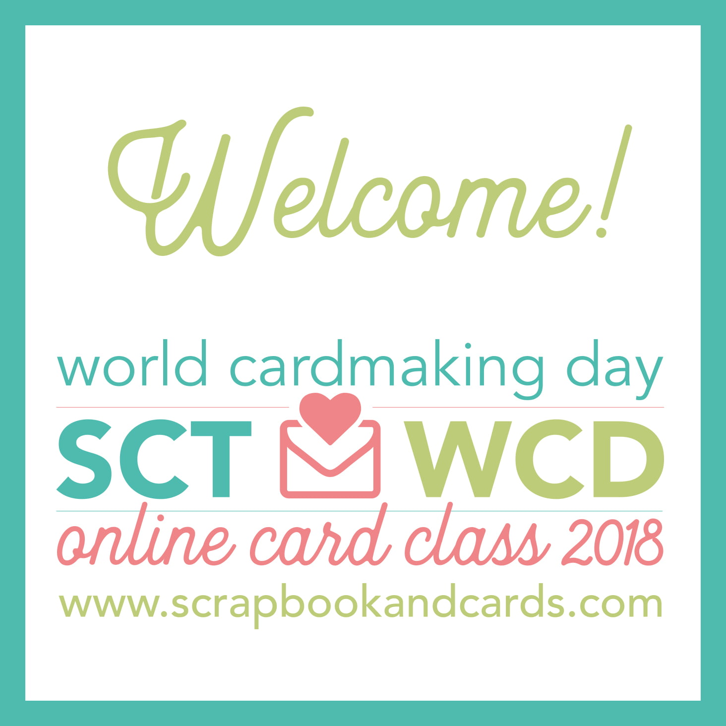 Welcome - World Card Making Day 2018