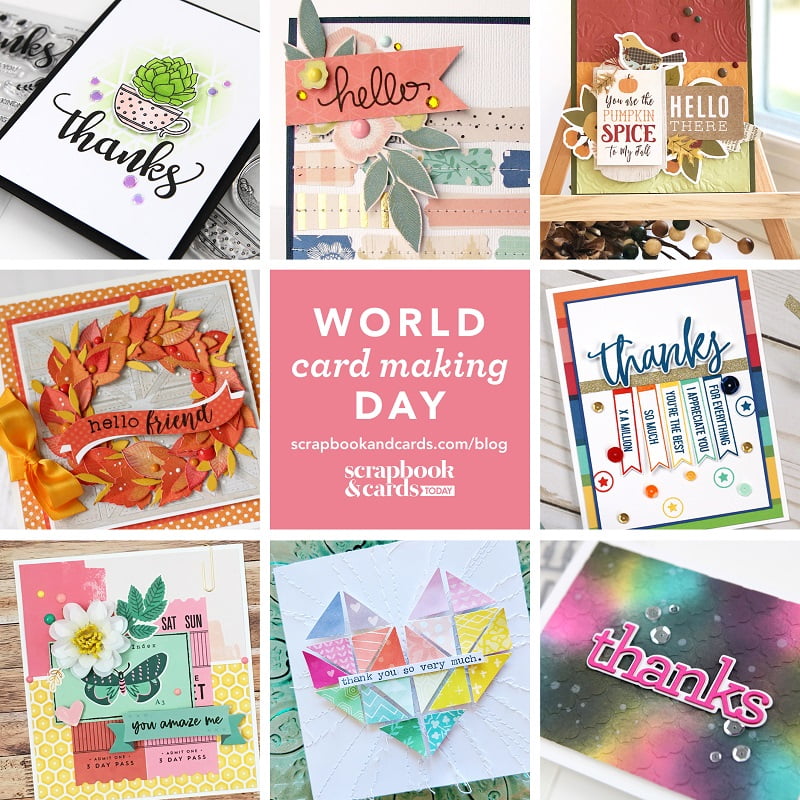 World Card Making Day graphic