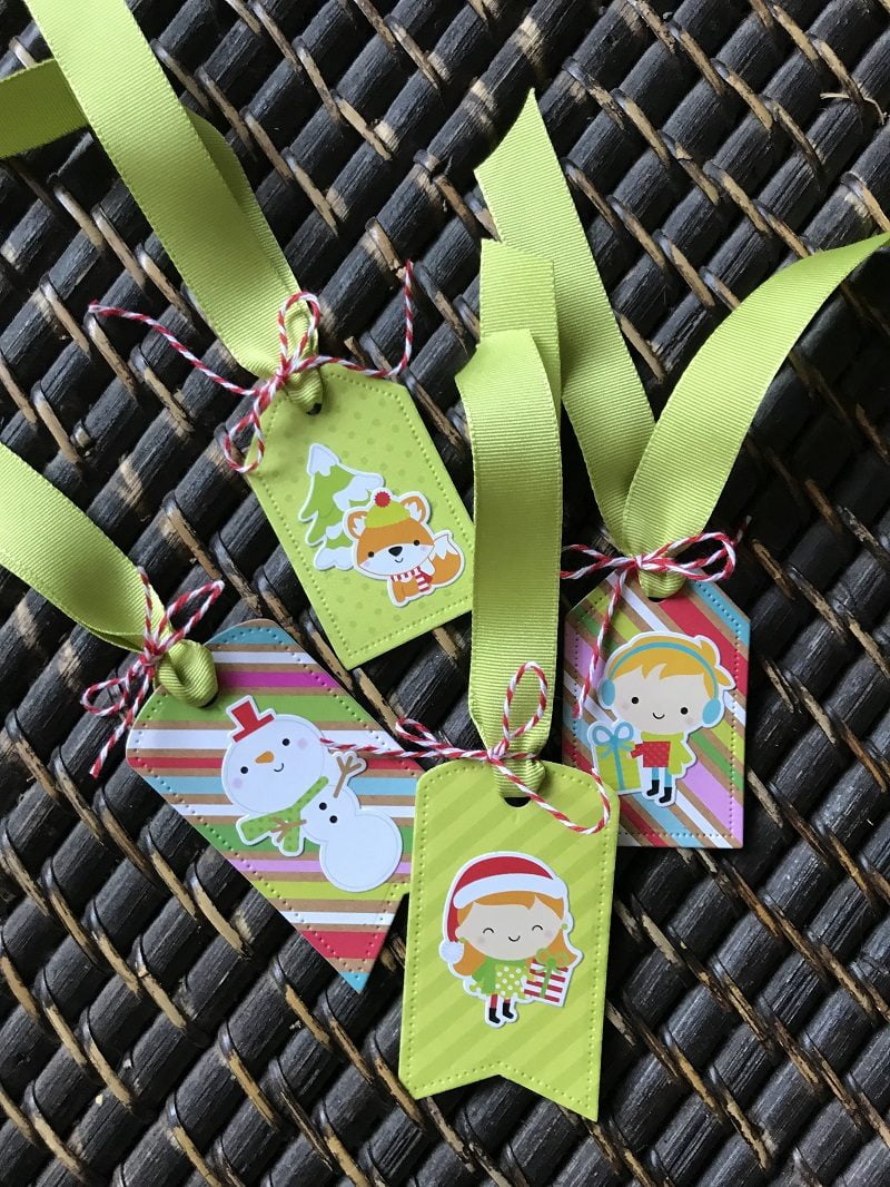 Christmas tags by Susan R Opel for Scrapbook & Cards Today