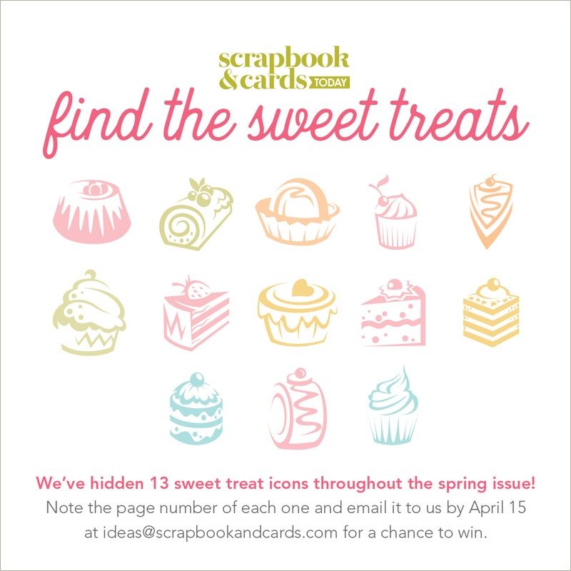 Find the Sweet Treats - Spring 2019 - Scrapbook & Cards Today