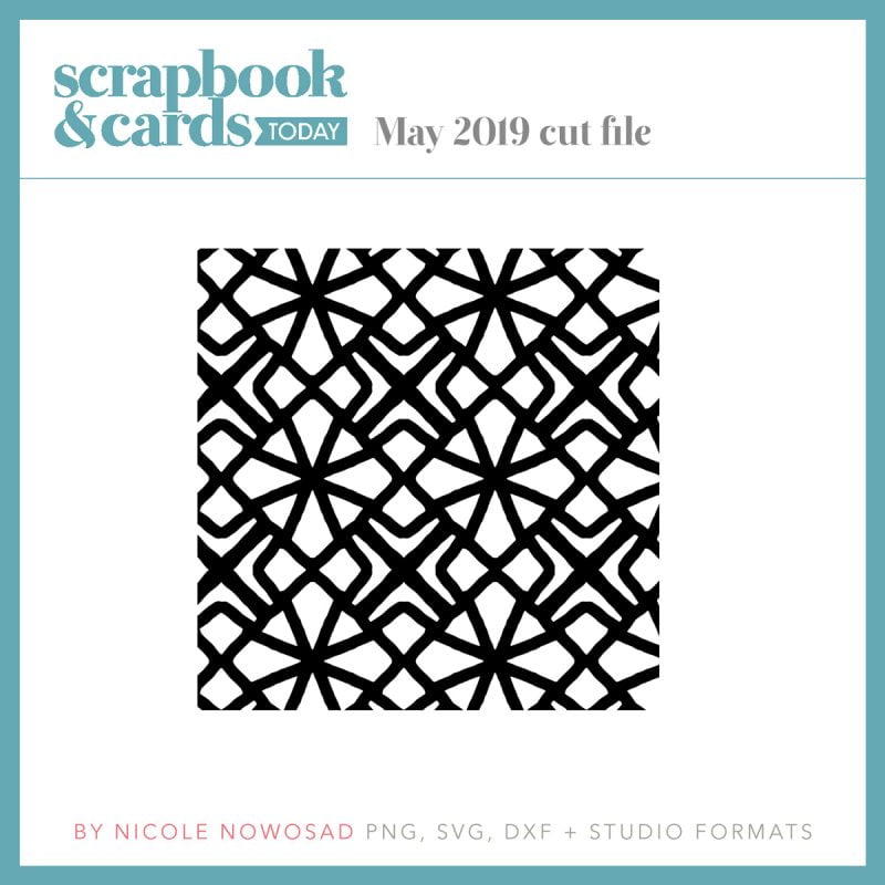 May 2019 free cut file from Scrapbook & Cards Today