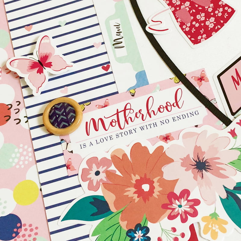 Mother’s Day inspiration by Sheri Reguly for Scrapbook & Cards Today Magazine