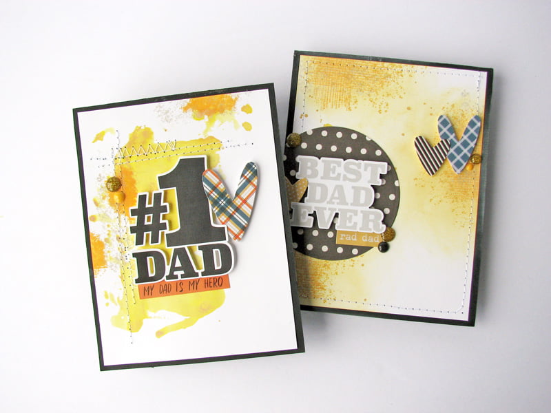 Father's Day cards by Nicole Nowosad for SCT Magazine