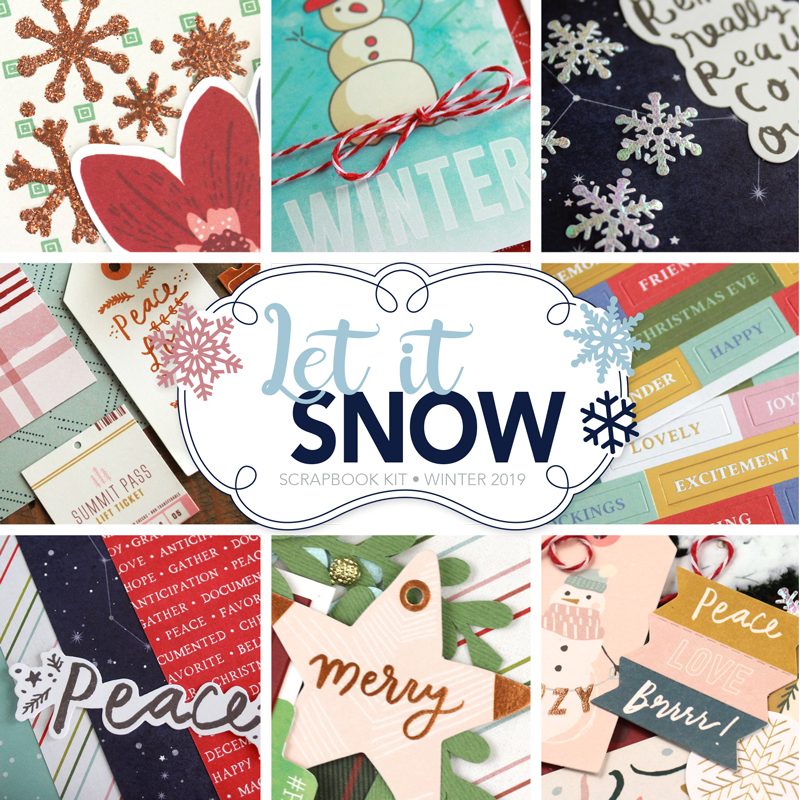 SCT Delivered Scrapbook Kits - Let It Snow