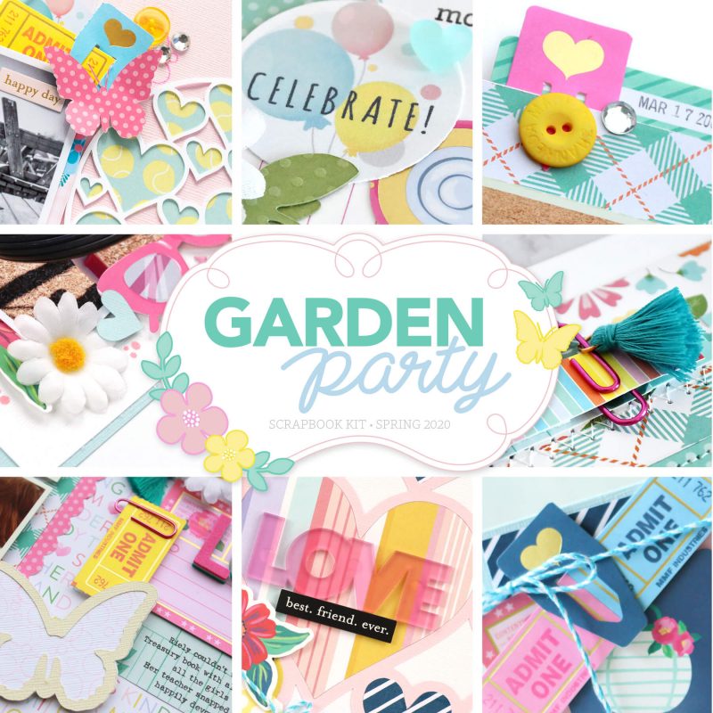 Scrapbook & Cards Today - SCT Delivered Scrapbook Kit - Garden Party