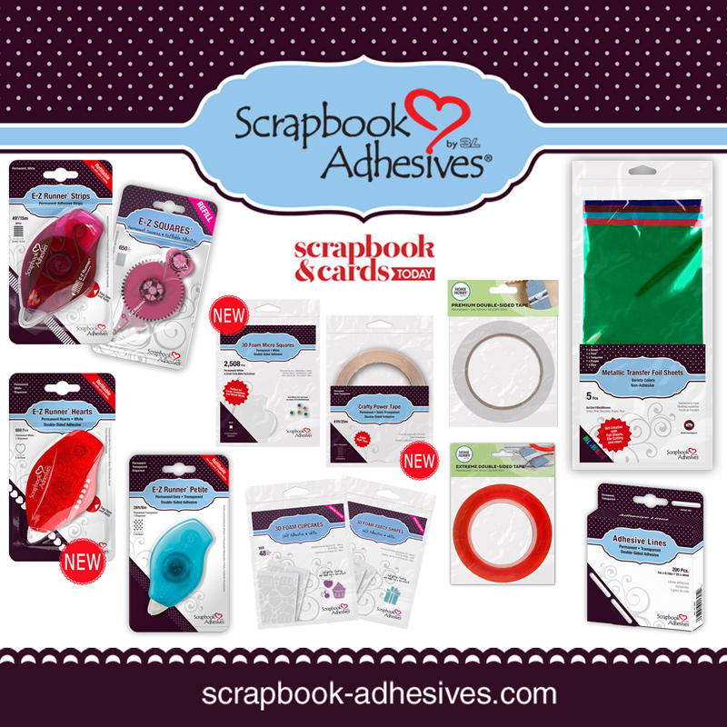 Scrapbook Adhesives E-Z Runner Dispenser Permanent, Hearts, 650/Pcs
