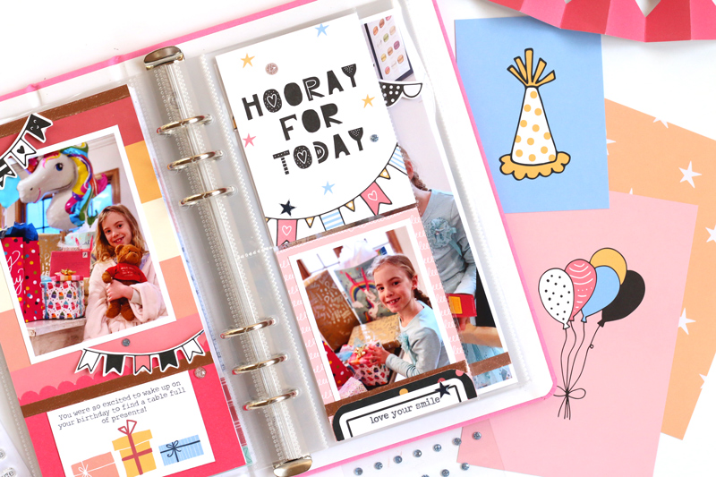 Simple Scrapbook Layout: 50 Rocks Birthday Page - Crop Candy