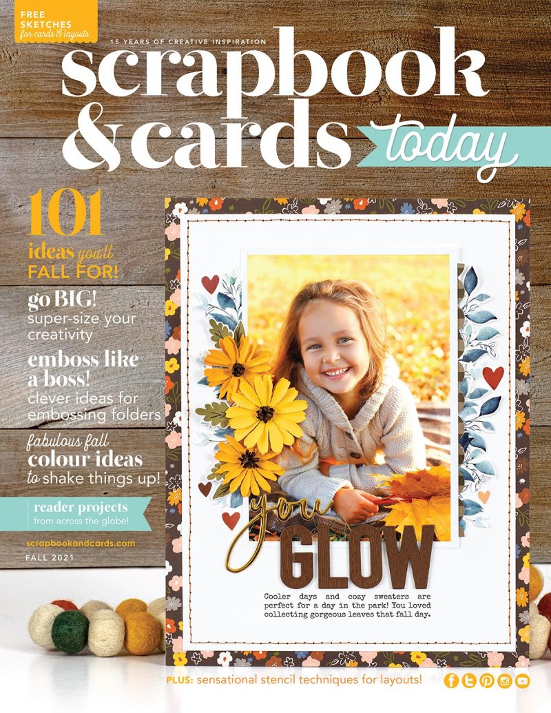 Scrapbook & Cards Today magazine - Fall 2021 Cover