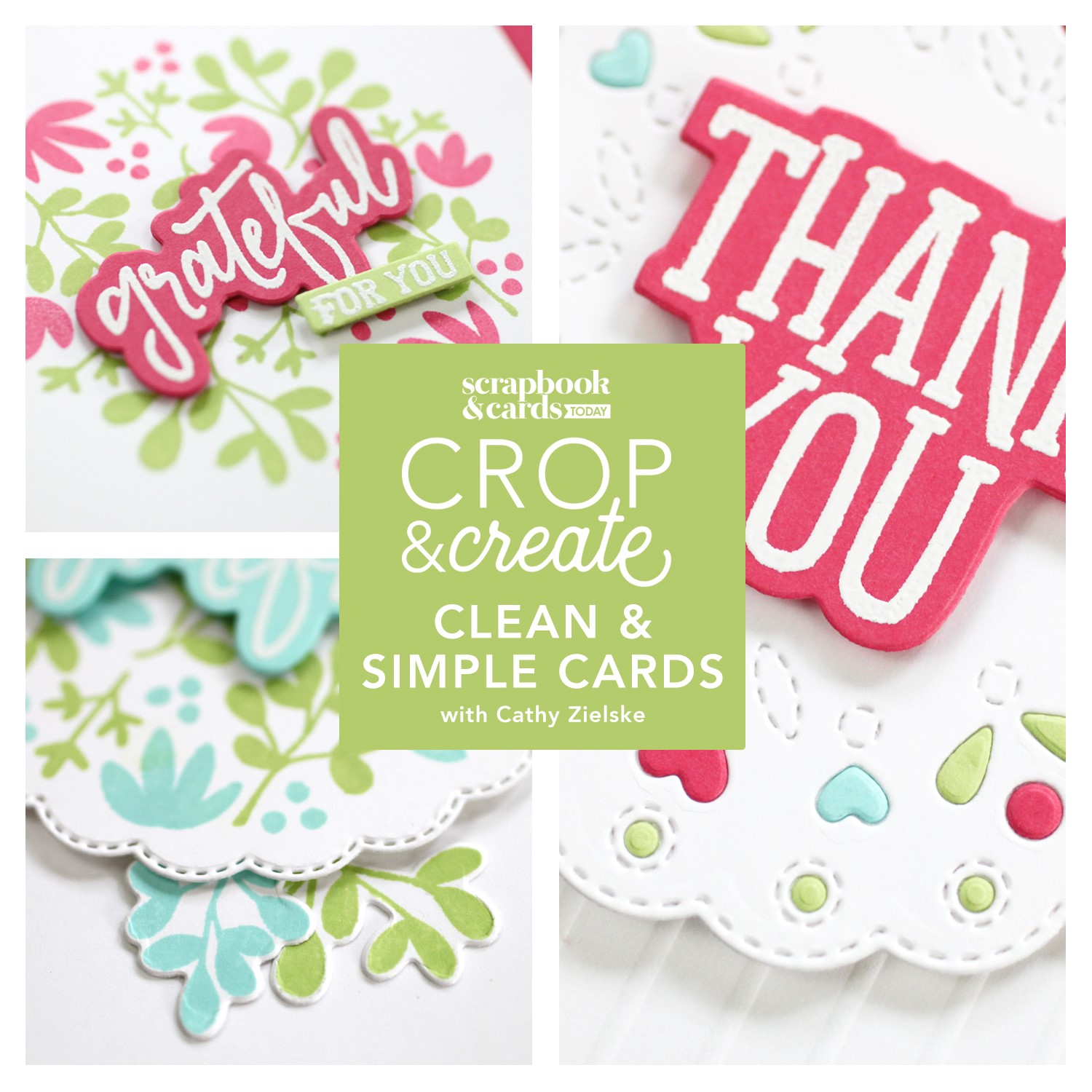 Clean and Simple Cards with Cathy Z!