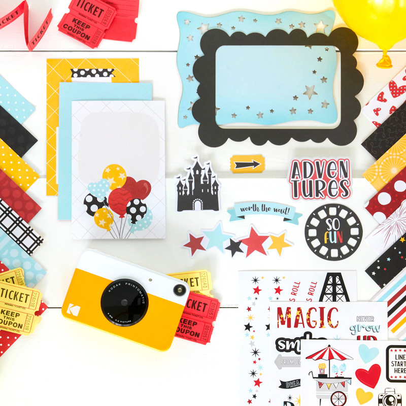 Patterned Photo Mats For Scrapbooking: Sparks of Magic - Creative Memories