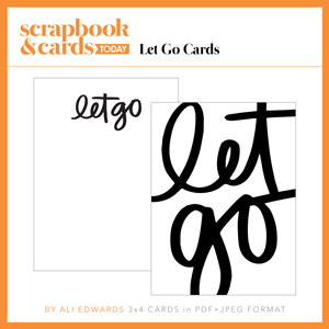 SCT Fall 2015 Let Go Journaling Cards