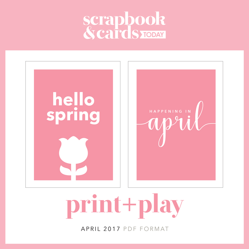 April Print + Play