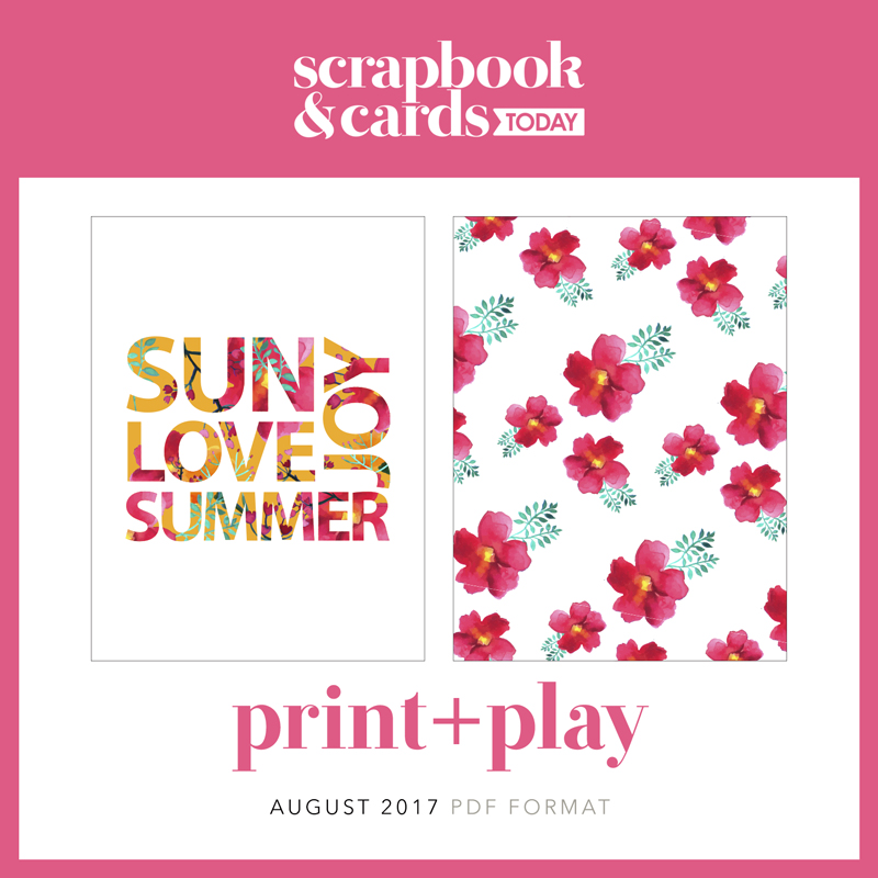 August Print + Play