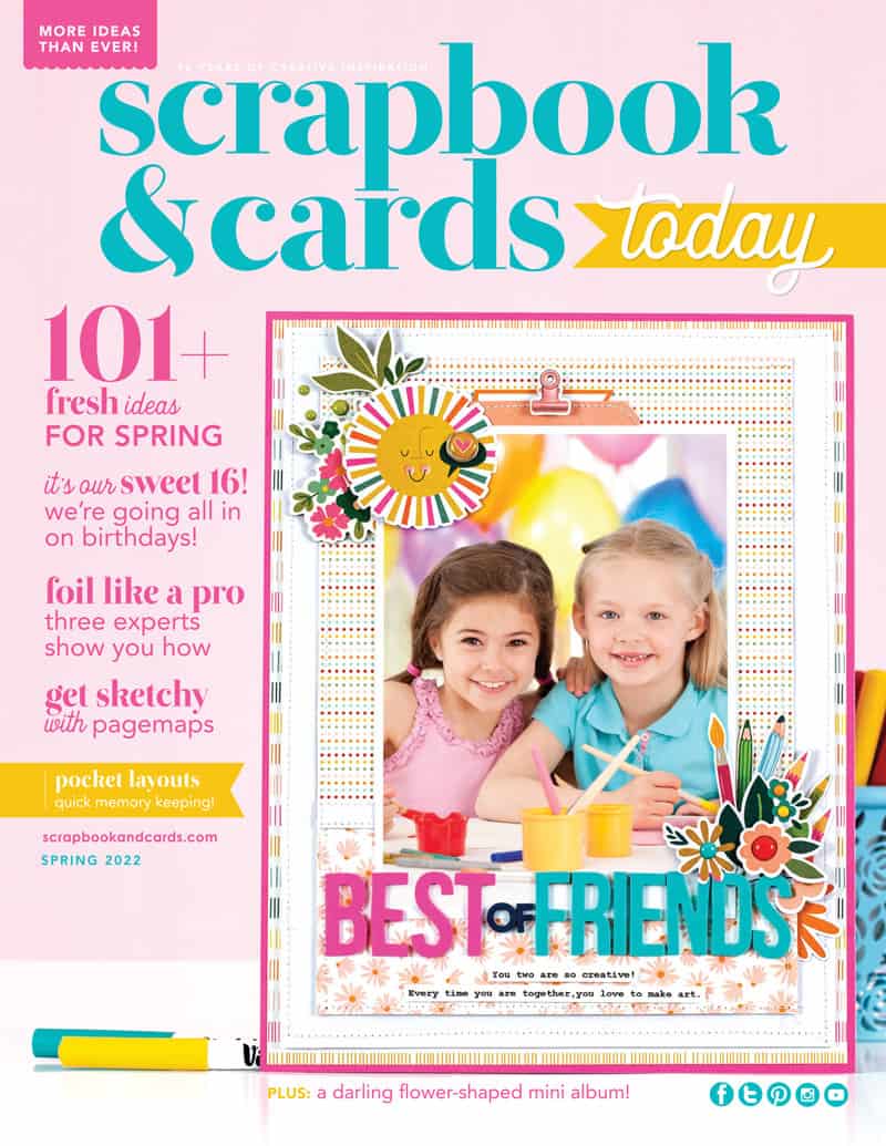 Scrapbook & Cards Today - Spring 2022 issue