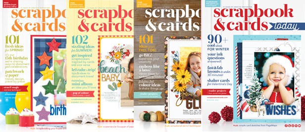 Scrapbook & Cards Today magazine - 2021 covers