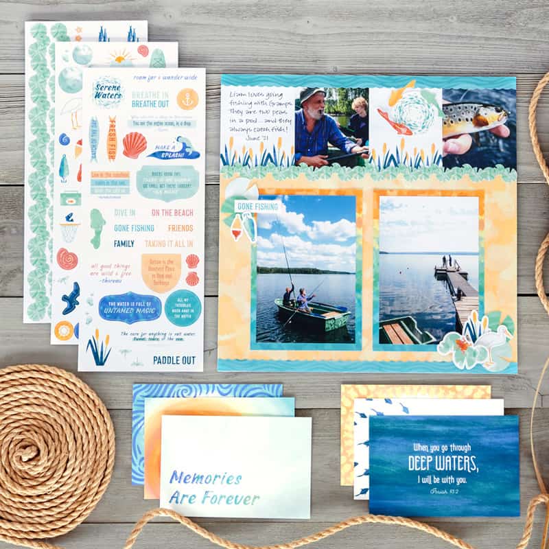 New & Noteworthy: Serene Waters from Creative Memories + a GIVEAWAY -  Scrapbook & Cards Today Magazine