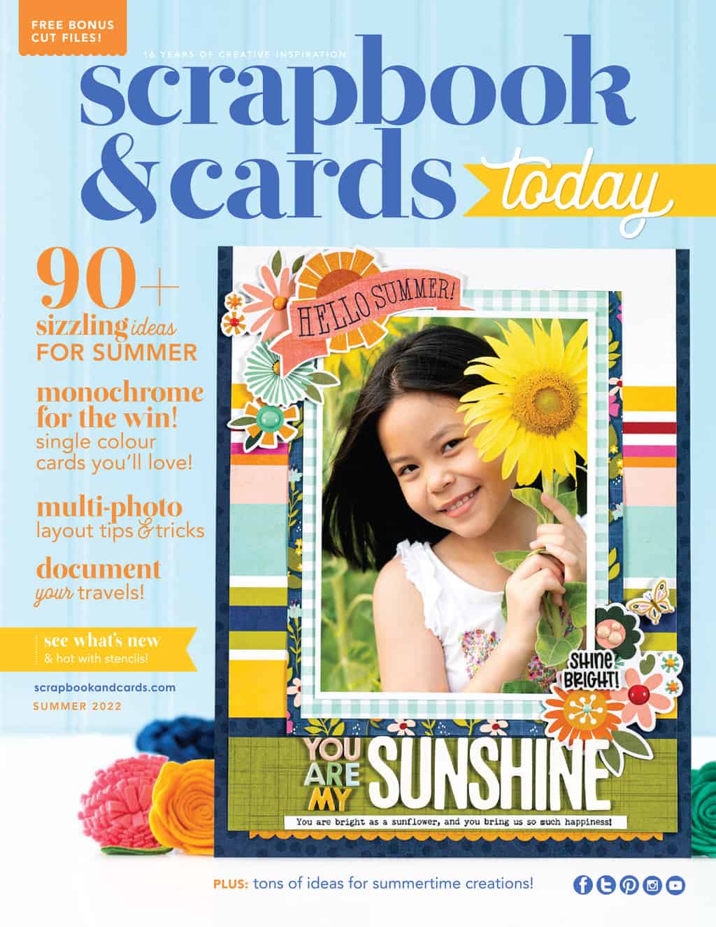 Scrapbook & Cards Today - Summer 2022 Issue
