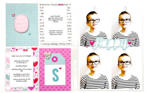 Happy pocket page by Jess Forster