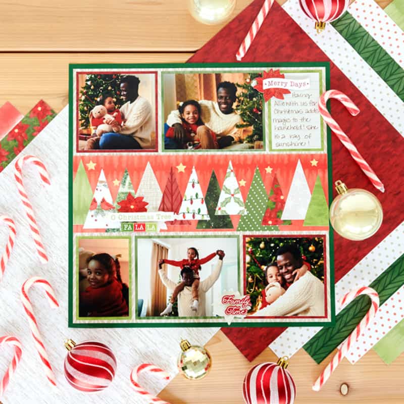 Mat Your Merry Makings With This Christmas Scrapbook Layout – Creative  Memories Blog