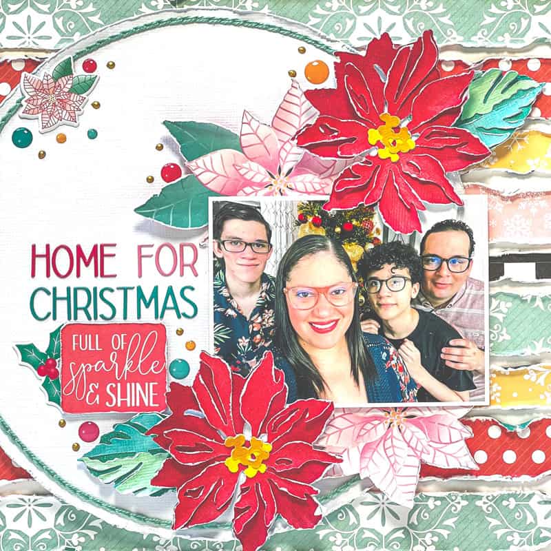 Home for Christmas Photo Album – Scrap Happy Moms