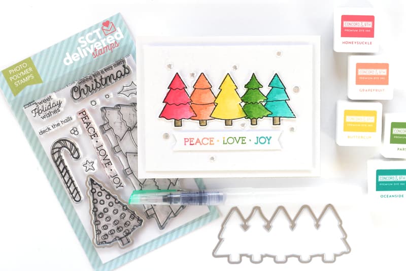 Peace + Love Stamps Card