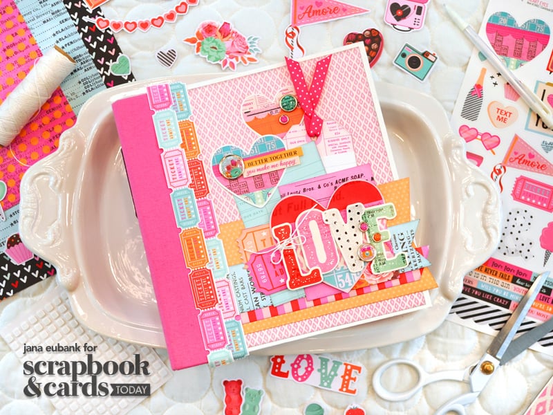 Cute and Easy DIY mini scrapbook albums to make for Valentine's