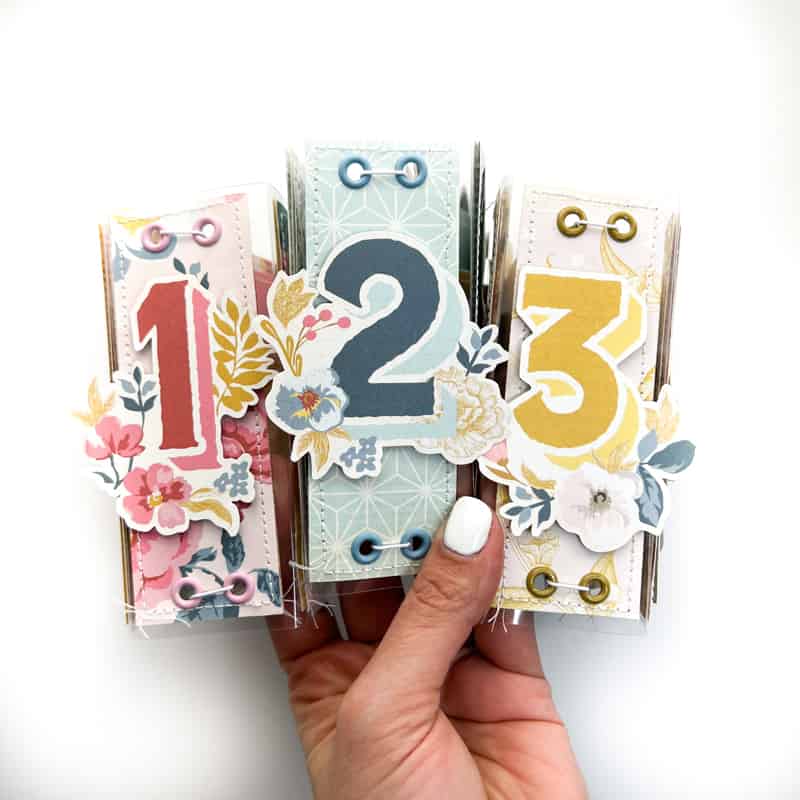 Tutorial: How To Make a Chipboard Paper Covered Mini Album with Hidden  Accordion Paper Hinge Binding 