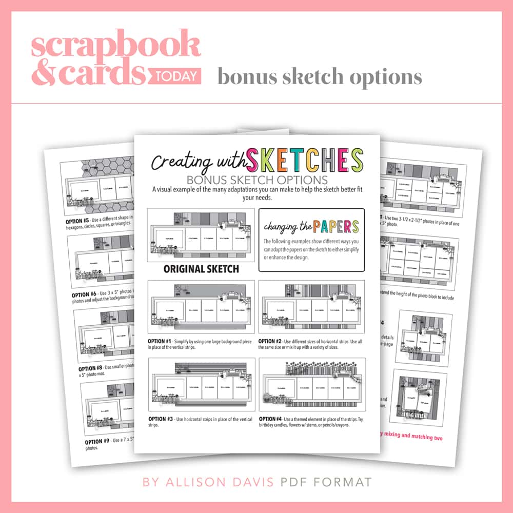 Sketches 2024 - Scrapbook and Cards Today Magazine 
