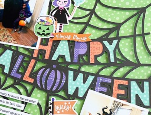 Happy Halloween Layout + Free Cut File with Victoria Cal