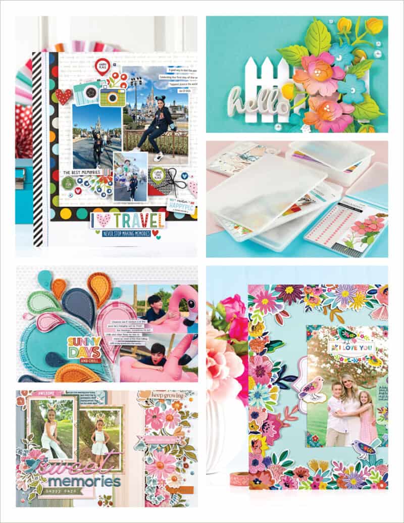 Scrapbook & Cards Today - Spring/Summer 2024 Collage